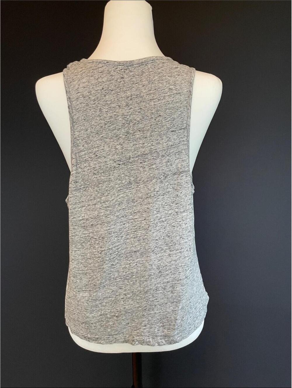 Miles by Madewell Out of Town Graphic Tank Top Heather Gray Large - Picture 2 of 6